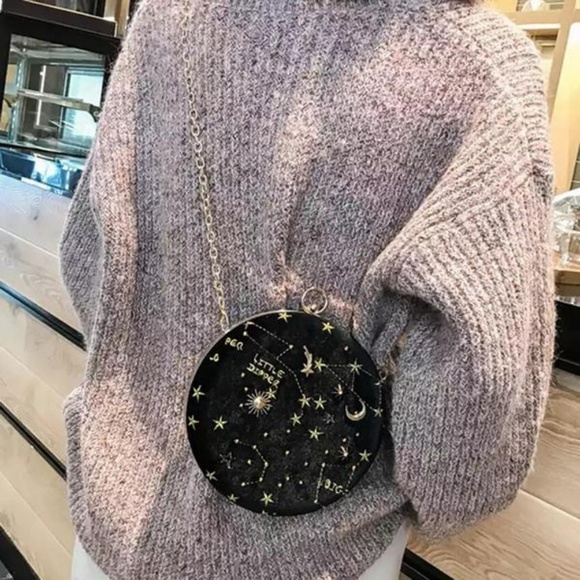 Constellation Sky Velvet Crossbody Purse - Picture 8 of 8